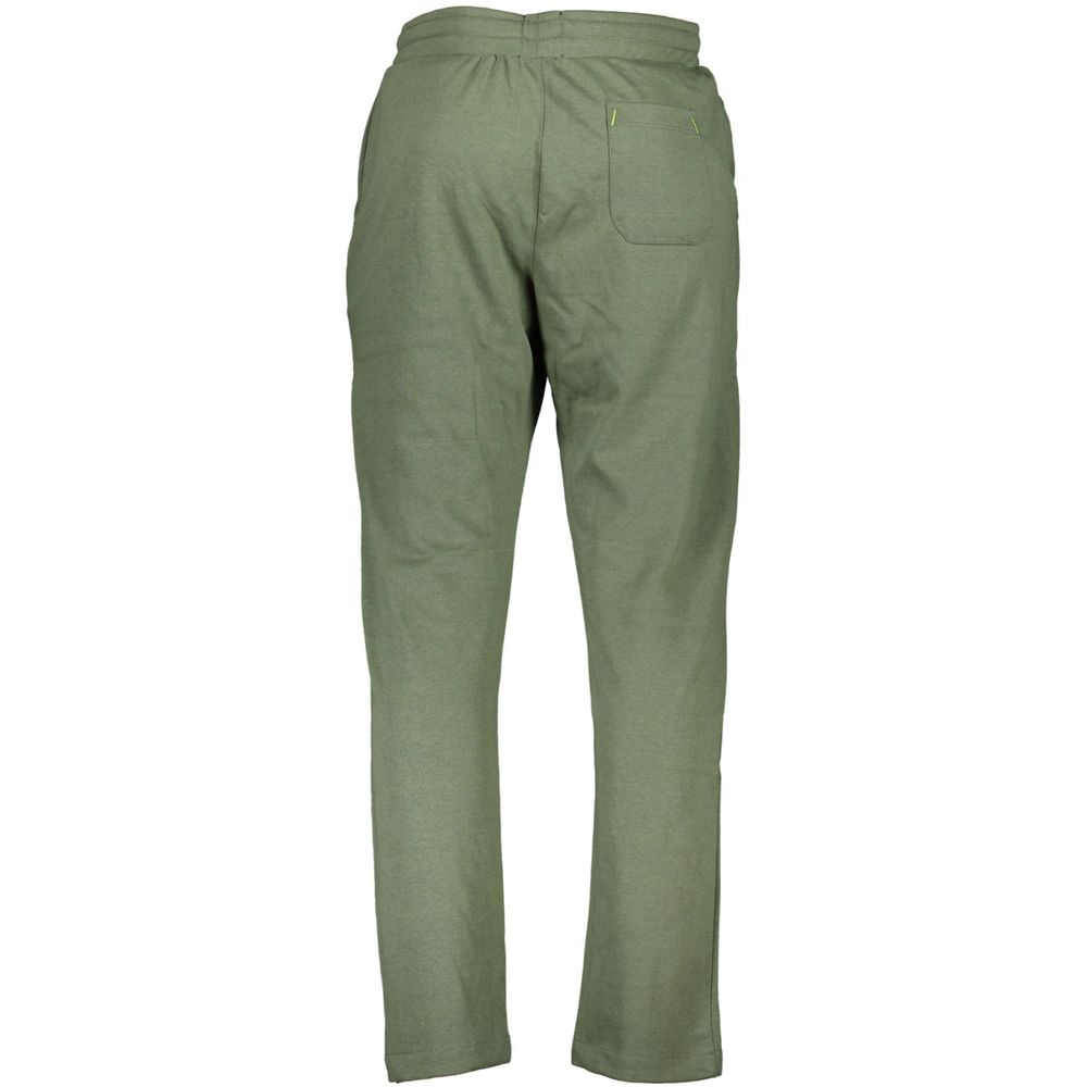 Pants by Gianmarco Venturi for men in cotton green features a enduring silhouette, showcasing a enduring and long with a for a premium, tailored aesthetic.