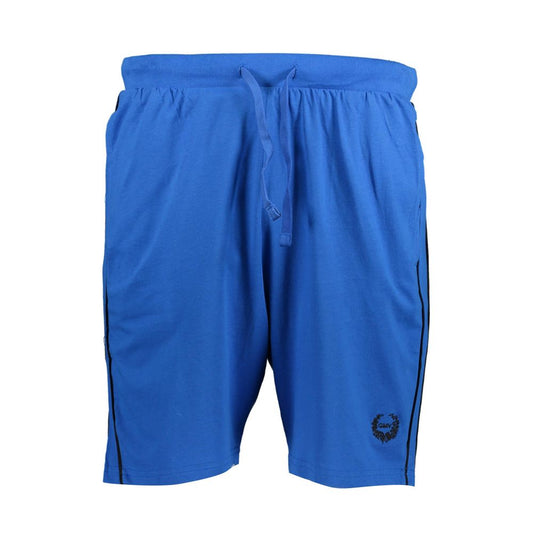 Short Trousers by Gianmarco Venturi for men in cotton blue, featuring a effortlessly chic and short with a effortlessly chic .