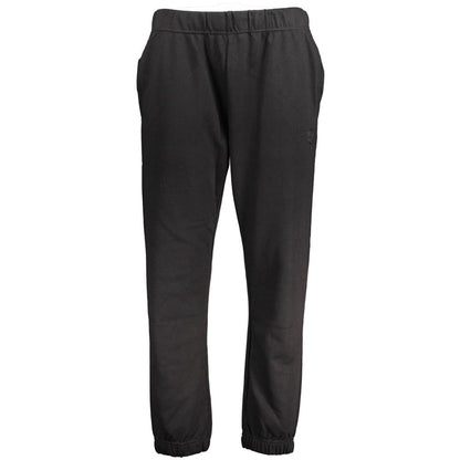 Pants by Gianmarco Venturi for men in cotton black features an understated silhouette, showcasing a sophisticated and long with a refined for an understated, polished aesthetic.