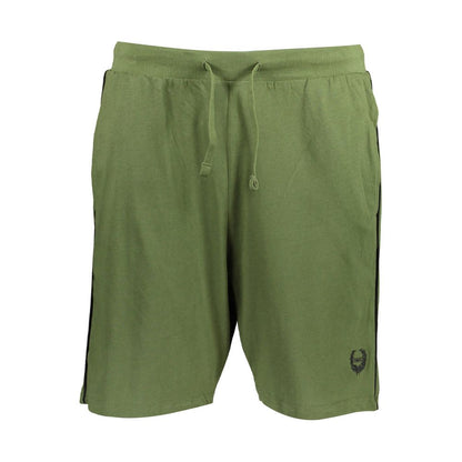 Short Trousers by Gianmarco Venturi for men in cotton green showcases an effortlessly refined silhouette, meticulously detailed with a effortlessly refined , a effortlessly refined , and a short for a refined finish.