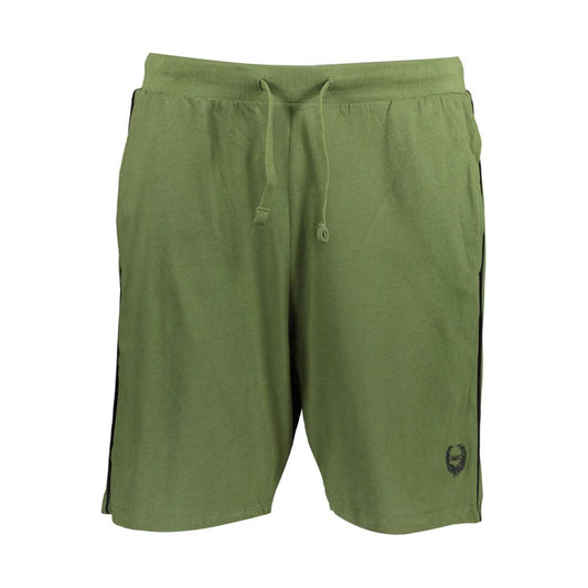 Short Trousers by Gianmarco Venturi for men in cotton green showcases an effortlessly refined silhouette, meticulously detailed with a effortlessly refined , a effortlessly refined , and a short for a refined finish.