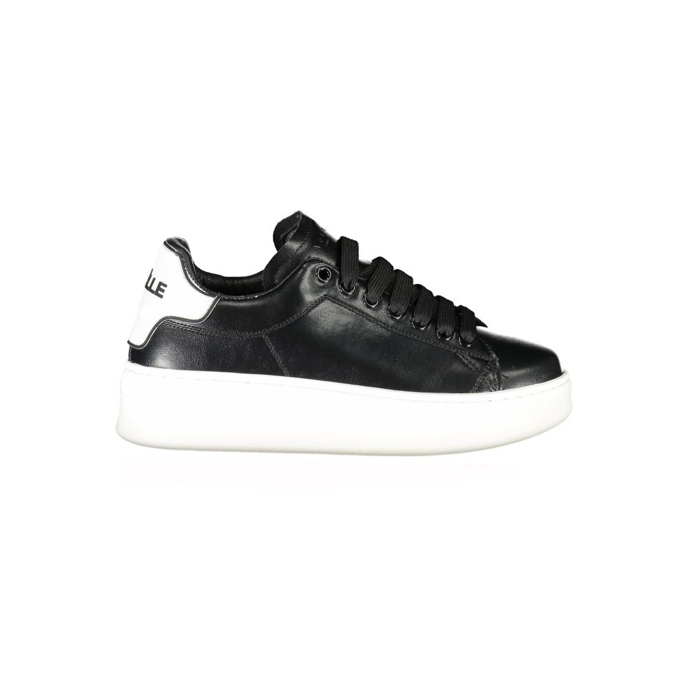 Sneakers by Gaelle Paris for women in polyester polyurethane cotton black & pink features an sumptuous design from the Women's Athletic Polyester Polyurethane Cotton Sneakers collection, highlighting a sumptuous athletic style for a premium, high-fashion look.