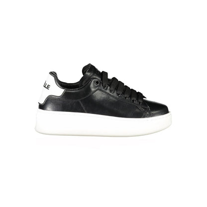 Sneakers by Gaelle Paris for women in polyester polyurethane cotton black & pink features an sumptuous design from the Women's Athletic Polyester Polyurethane Cotton Sneakers collection, highlighting a sumptuous athletic style for a premium, high-fashion look.