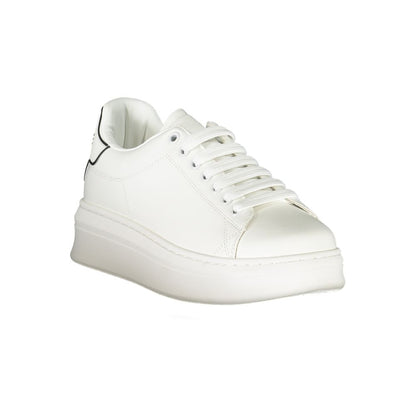 Sneakers by Gaelle Paris for women in polyethylene white features an sumptuous design from the Women's Athletic Polyethylene Sneakers collection, highlighting a sumptuous athletic style for a premium, high-fashion look.