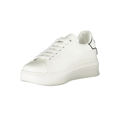 Sneakers by Gaelle Paris for women in polyethylene white features an opulent silhouette from the Women's Athletic Polyethylene Sneakers collection, showcasing a signature athletic style with an opulent finish.