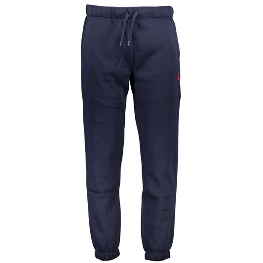 Pants by Gianmarco Venturi for men in cotton blue features a enduring silhouette, showcasing a enduring and long with a for a premium, tailored aesthetic.