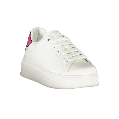 Sneakers by Gaelle Paris for women in polyethylene pink features an sumptuous silhouette, showcasing the premium Women's Athletic Polyethylene Sneakers in a sumptuous athletic style that offers a sumptuous finish for refined style.