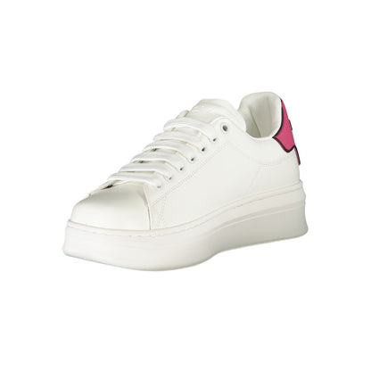 Sneakers by Gaelle Paris for women in polyethylene pink presents a sumptuous silhouette from the Women's Athletic Polyethylene Sneakers collection, showcasing a sumptuous athletic style for an elevated aesthetic.