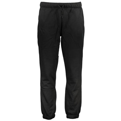 Pants by Gianmarco Venturi for men in cotton black showcases a unrivaled comfort silhouette, featuring a cut and long with a for a unrivaled comfort and refined aesthetic.