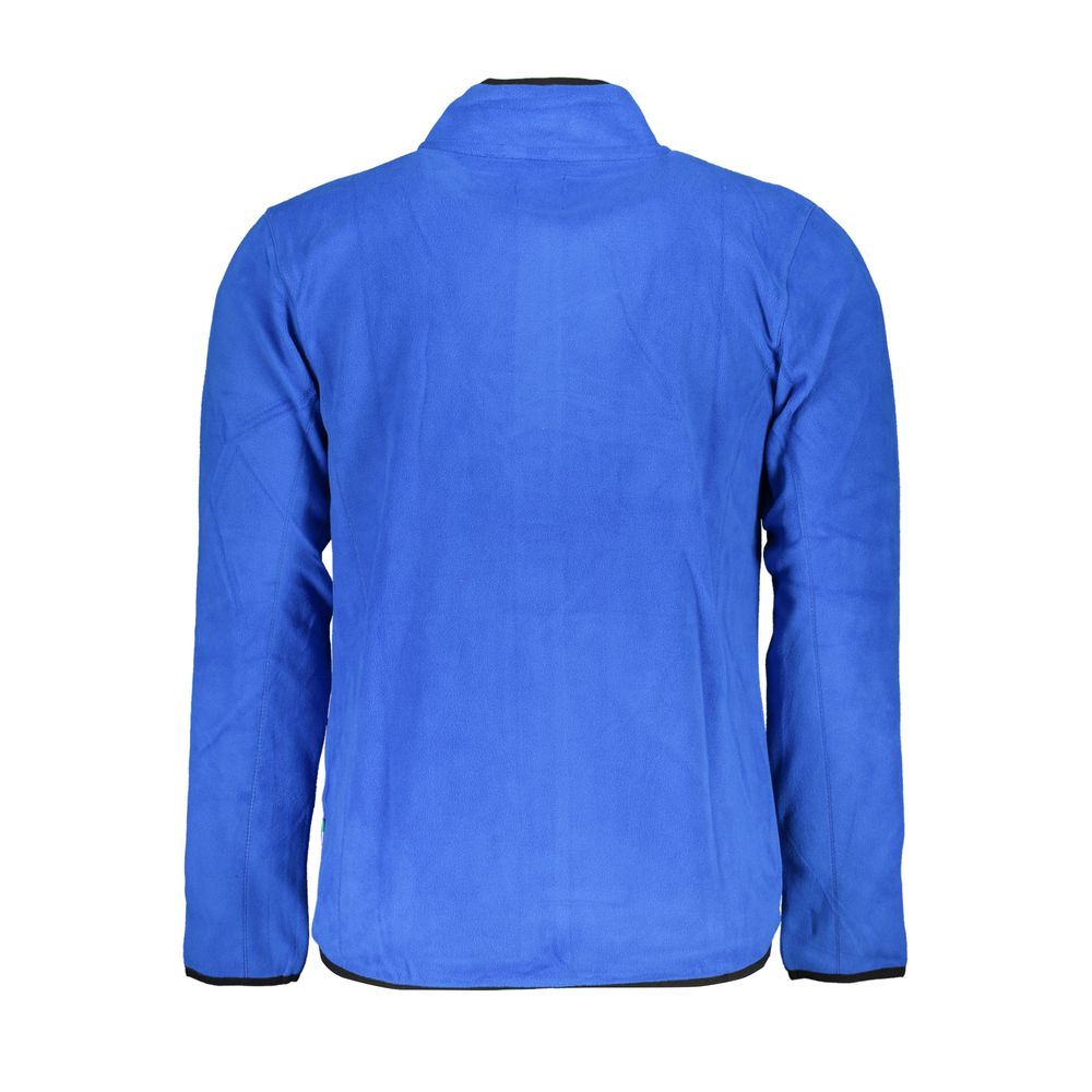 Sweatshirt by Gianmarco Venturi for men in polyester blue presents a smart casual silhouette, featuring a smart casual and for a sophisticated look.