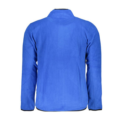 Sweatshirt by Gianmarco Venturi for men in polyester blue presents a smart casual silhouette, featuring a smart casual and for a sophisticated look.