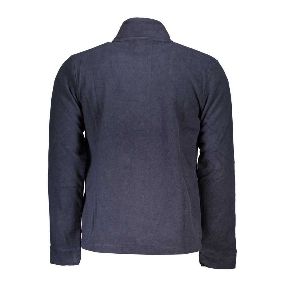 Sweatshirt by Gianmarco Venturi for men in polyester blue presents a smart casual silhouette, featuring a smart casual and for a sophisticated look.