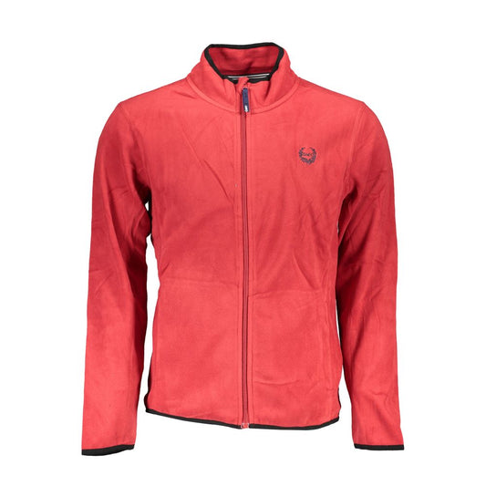 Sweatshirt by Gianmarco Venturi for men in polyester red presents a smart casual silhouette, featuring a smart casual and for a sophisticated look.