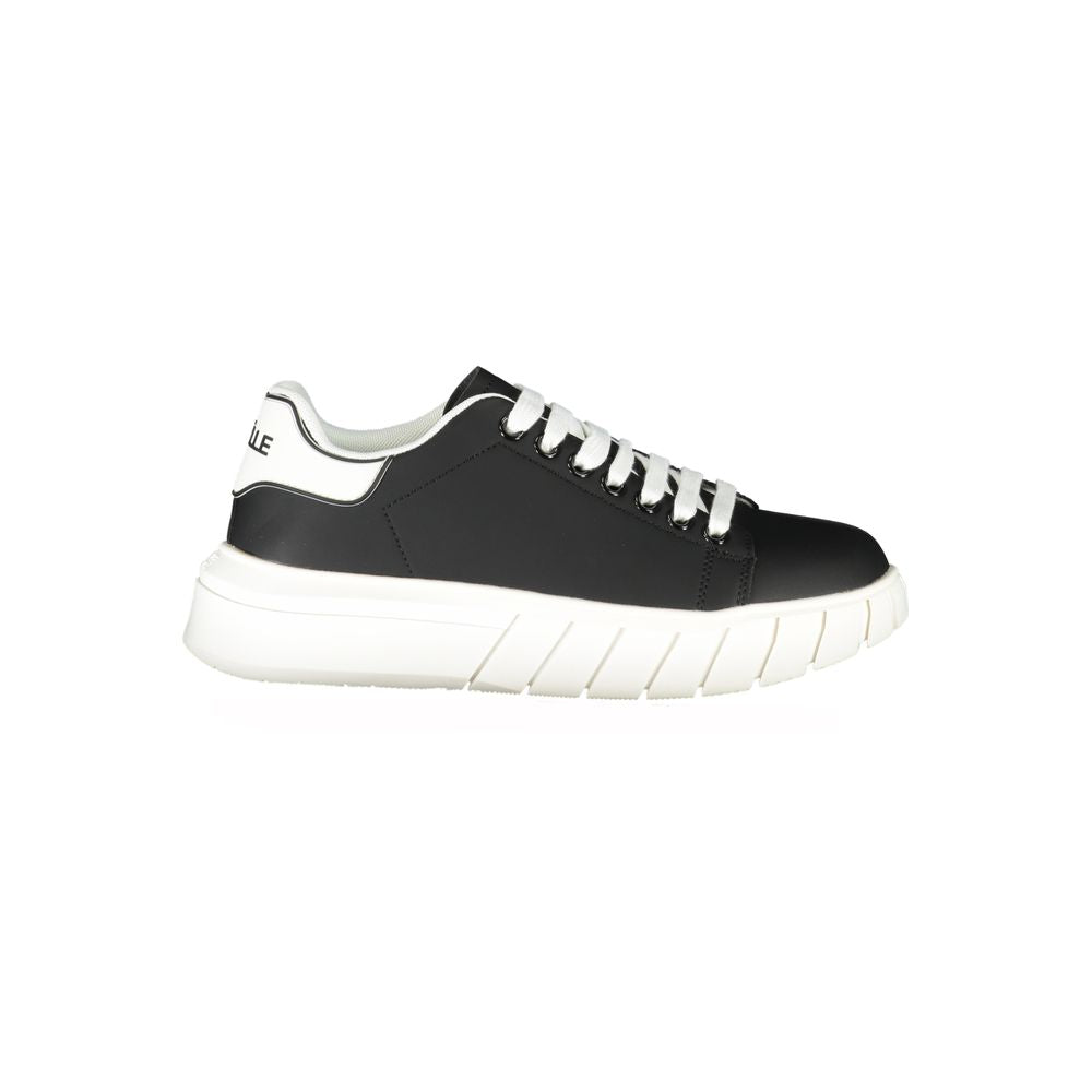 Sneakers by Gaelle Paris for men in polyester black features an sumptuous silhouette, showcasing the premium Men's Athletic Polyester Sneakers in a sumptuous athletic style that offers a sumptuous finish for refined style.