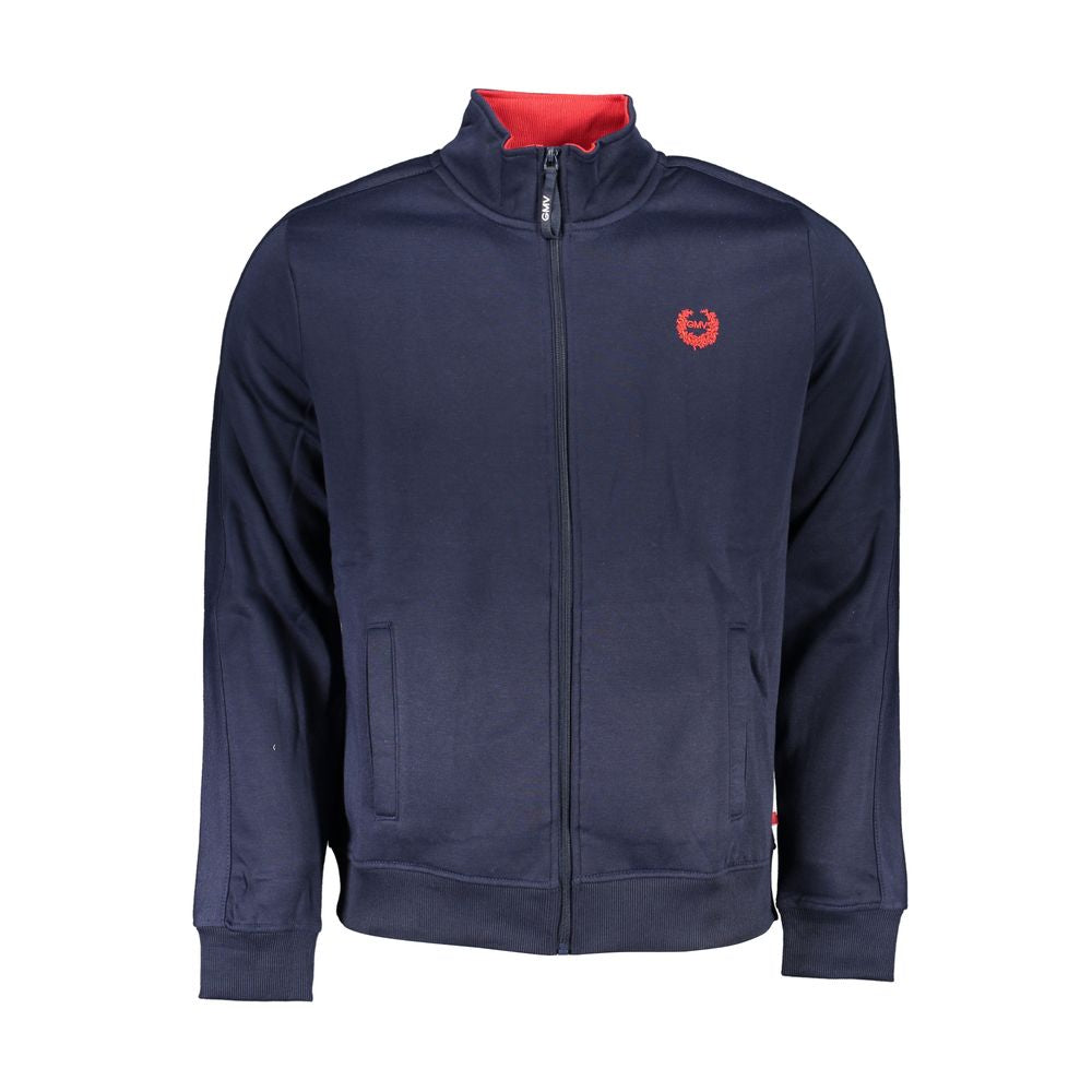 Sweatshirt by Gianmarco Venturi for men in cotton blue features an provocated silhouette, detailed with a provocated long-sleeve and a refined for a sophisticated aesthetic.