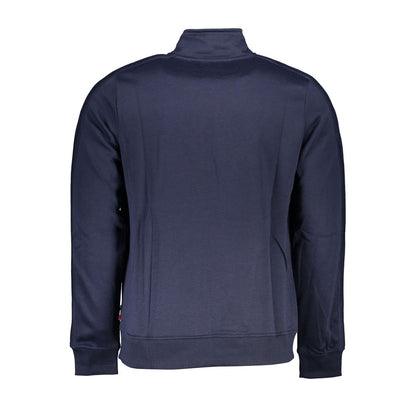 Sweatshirt by Gianmarco Venturi for men in cotton blue features an enviable silhouette, showcasing a premium and refined for a truly enviable finish.