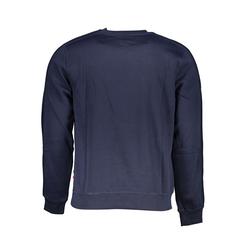 Sweatshirt by Gianmarco Venturi for men in cotton blue features an exquisite silhouette, showcasing and details for a exquisite look.