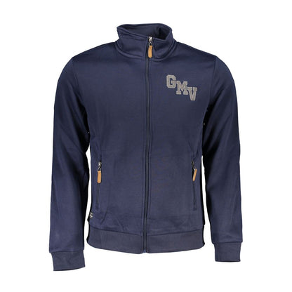 Sweatshirt by Gianmarco Venturi for men in cotton blue features an exquisite silhouette, showcasing long-sleeve and details for a exquisite look.