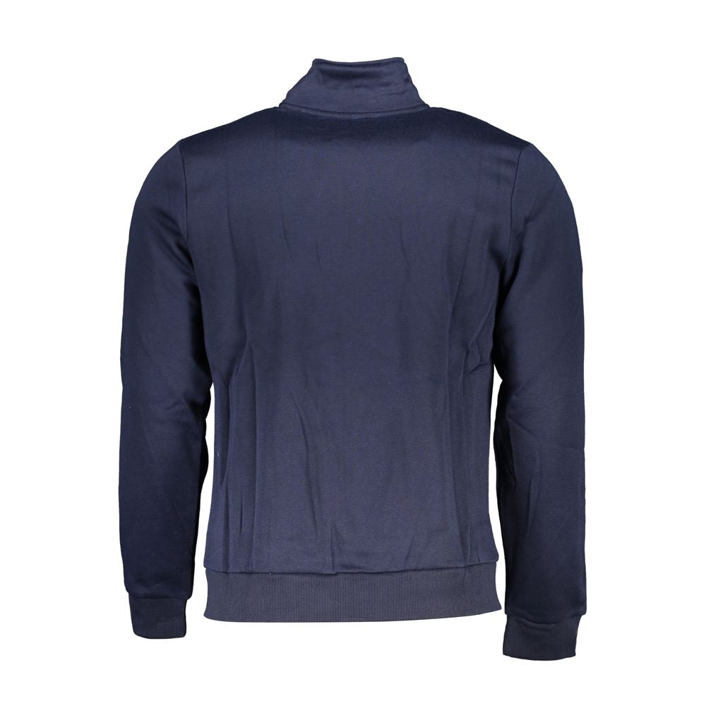 Sweatshirt by Gianmarco Venturi for men in cotton blue showcases a slouchy chic silhouette, artfully detailed with a slouchy chic and for a slouchy chic finish.