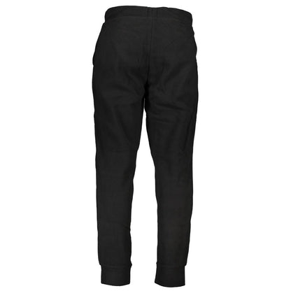Pants by Gianmarco Venturi for men in cotton black features a enduring silhouette, showcasing a enduring and long with a for a premium, tailored aesthetic.