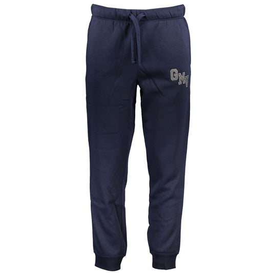 Pants by Gianmarco Venturi for men in cotton blue features an on trend silhouette with a and cut in an elegant long for a sophisticated look.
