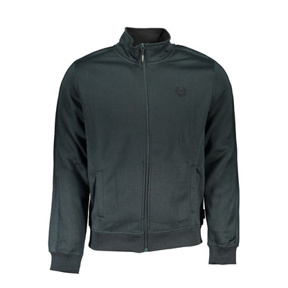 Sweatshirt by Gianmarco Venturi for men in cotton green showcases a slouchy chic silhouette, artfully detailed with a slouchy chic and long-sleeve for a slouchy chic finish.