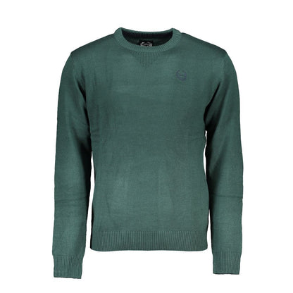 Sweatshirt by Gianmarco Venturi for men in cotton green features an magnificent silhouette, showcasing a sophisticated crew neckline and detail for a truly magnificent finish.