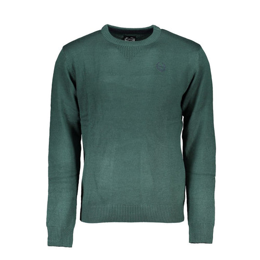 Sweatshirt by Gianmarco Venturi for men in cotton green features an magnificent silhouette, showcasing a sophisticated crew neckline and detail for a truly magnificent finish.