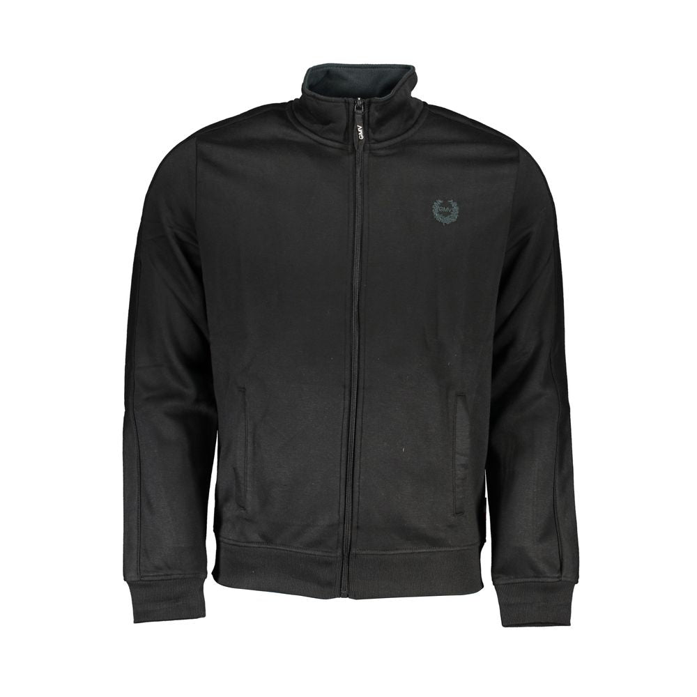 Sweatshirt by Gianmarco Venturi for men in cotton black features an enviable silhouette, showcasing a premium long-sleeve and refined for a truly enviable finish.