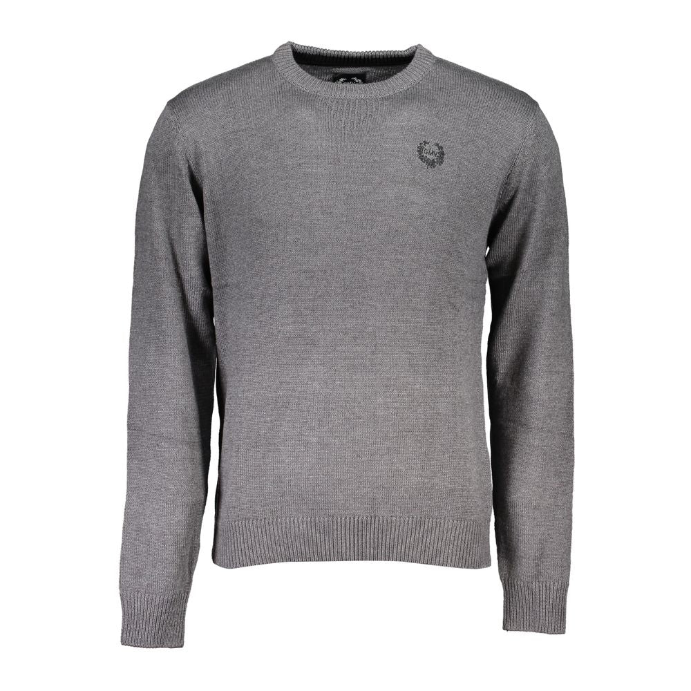 Sweatshirt by Gianmarco Venturi for men in cotton gray features a unrivaled silhouette with a refined crew neckline and unrivaled detailing for a sophisticated look.