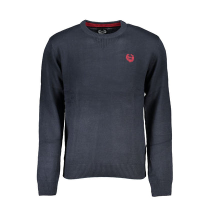 Sweatshirt by Gianmarco Venturi for men in cotton blue features a unrivaled silhouette with a refined crew neckline and unrivaled detailing for a sophisticated look.