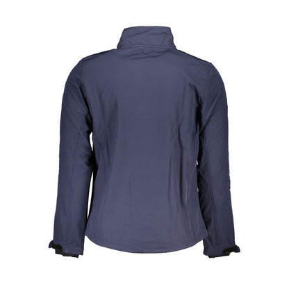Windbreaker Jacket by Gianmarco Venturi for men in polyester blue features an magnificent silhouette, showcasing the sophisticated and functional pockets & windproof for a premium, magnificent look.