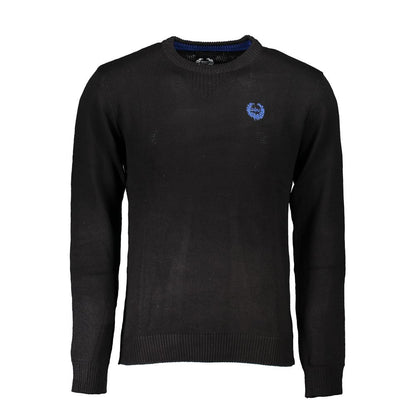 Sweatshirt by Gianmarco Venturi for men in cotton black features a unrivaled silhouette with a refined crew neckline and unrivaled detailing for a sophisticated look.