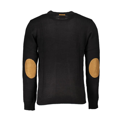 Sweatshirt by Gianmarco Venturi for men in cotton black features an exquisite silhouette, showcasing and details for a exquisite look.