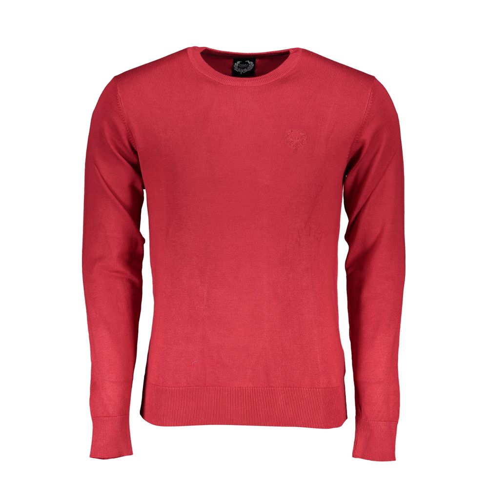 Sweatshirt by Gianmarco Venturi for men in viscose red showcases a slouchy chic silhouette, artfully detailed with a slouchy chic crew neckline and for a slouchy chic finish.