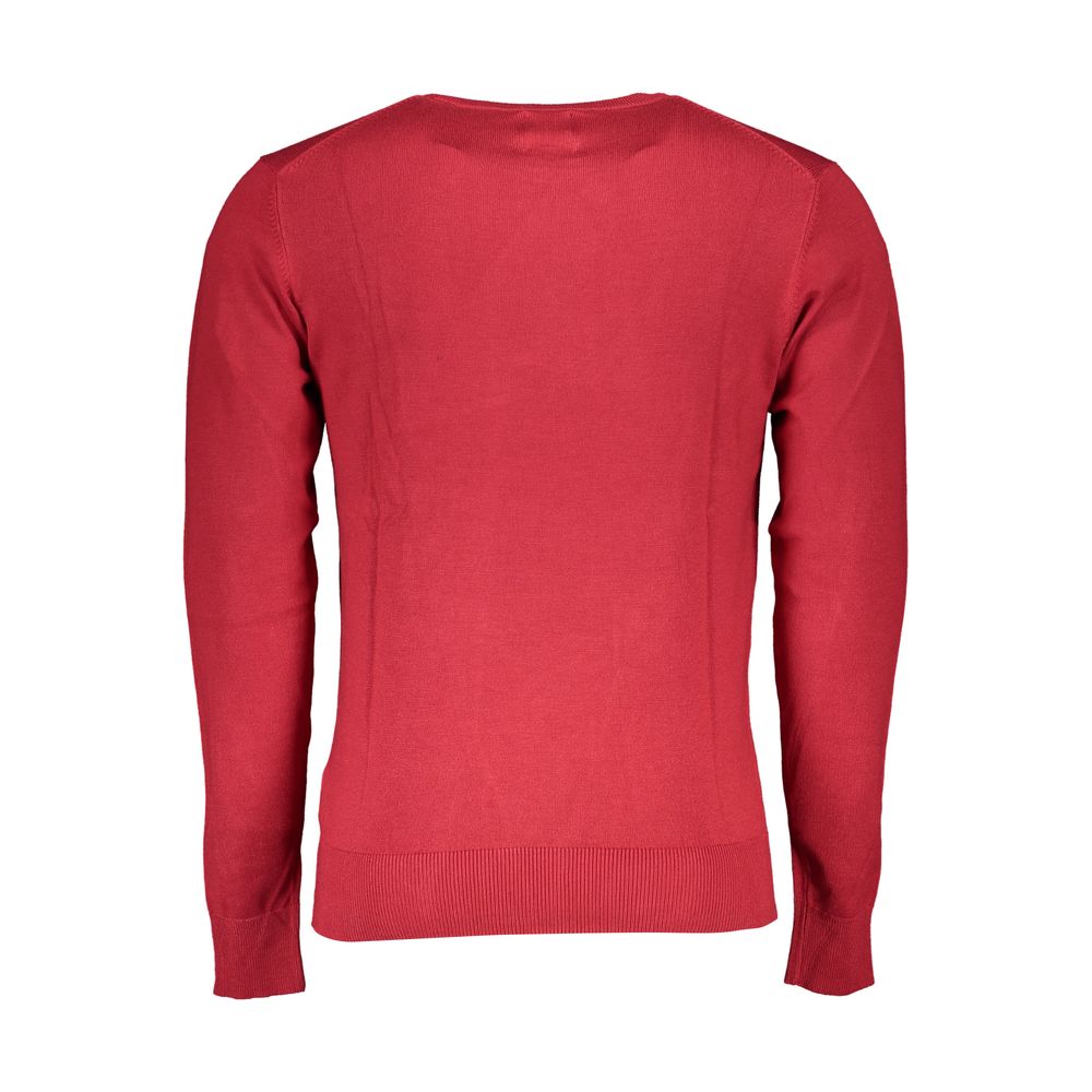 Sweatshirt by Gianmarco Venturi for men in viscose red features an provocated silhouette, detailed with a provocated and a refined for a sophisticated aesthetic.