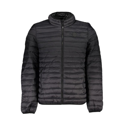 Windbreaker Jacket by Gianmarco Venturi for men in polyamide black features an magnificent silhouette, showcasing the sophisticated and functional pockets & windproof for a premium, magnificent look.