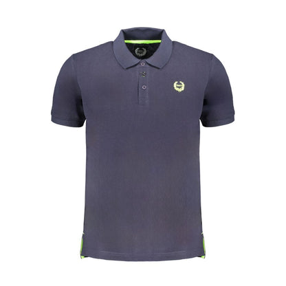 Polo Shirt by Gianmarco Venturi for men in cotton blue features a eye catching silhouette, showcasing a refined and for a eye catching finish.