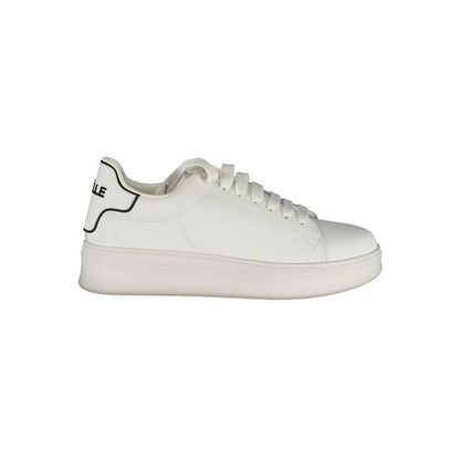 Athletic Sneakers by Gaelle Paris for men in polyethylene white features an architectural silhouette from the Men's Athletic Polyethylene Sneakers collection, showcasing a architectural athletic style for a architectural look.