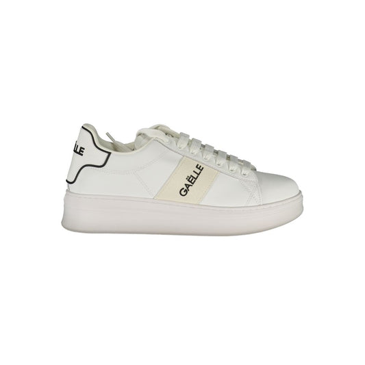 Athletic Sneakers by Gaelle Paris for men in polyethylene white showcases an impeccable silhouette, defined by an impeccable athletic style design that perfectly captures the essence of the Men's Athletic Polyethylene Sneakers.