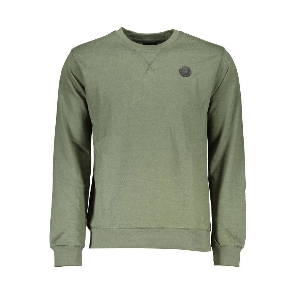 Sweatshirt by Gianmarco Venturi for men in cotton green features an magnificent silhouette, showcasing a sophisticated crew neckline and long-sleeve detail for a truly magnificent finish.