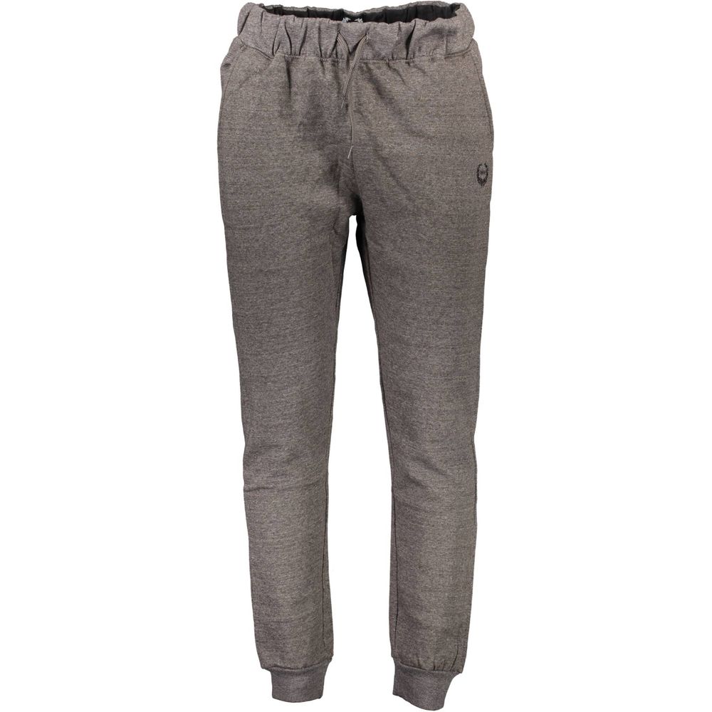 Joggers by Gianmarco Venturi for men in cotton gray features an sophisticated and athletic with a precise long, creating a sophisticated and sophisticated silhouette.