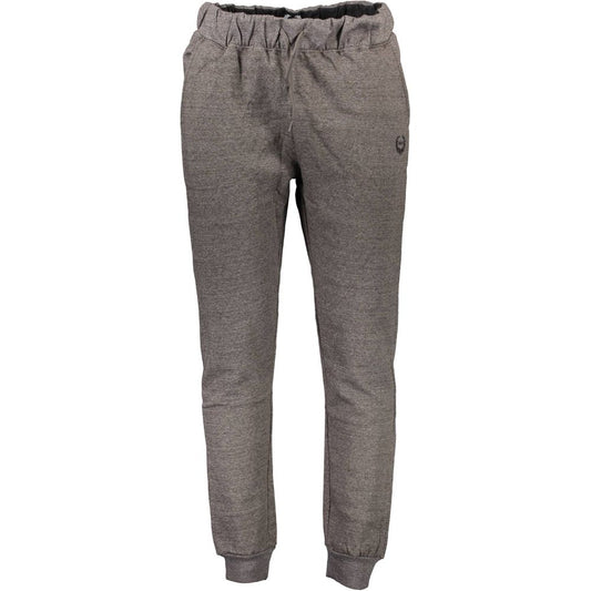 Joggers by Gianmarco Venturi for men in cotton gray features an sophisticated and athletic with a precise long, creating a sophisticated and sophisticated silhouette.