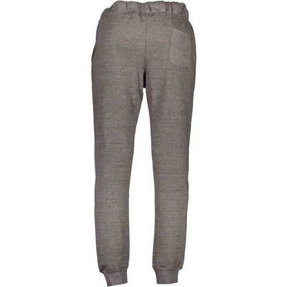 Joggers by Gianmarco Venturi for men in cotton gray presents a refined pantology silhouette, artfully defined by a refined pantology athletic, long, and a sophisticated .