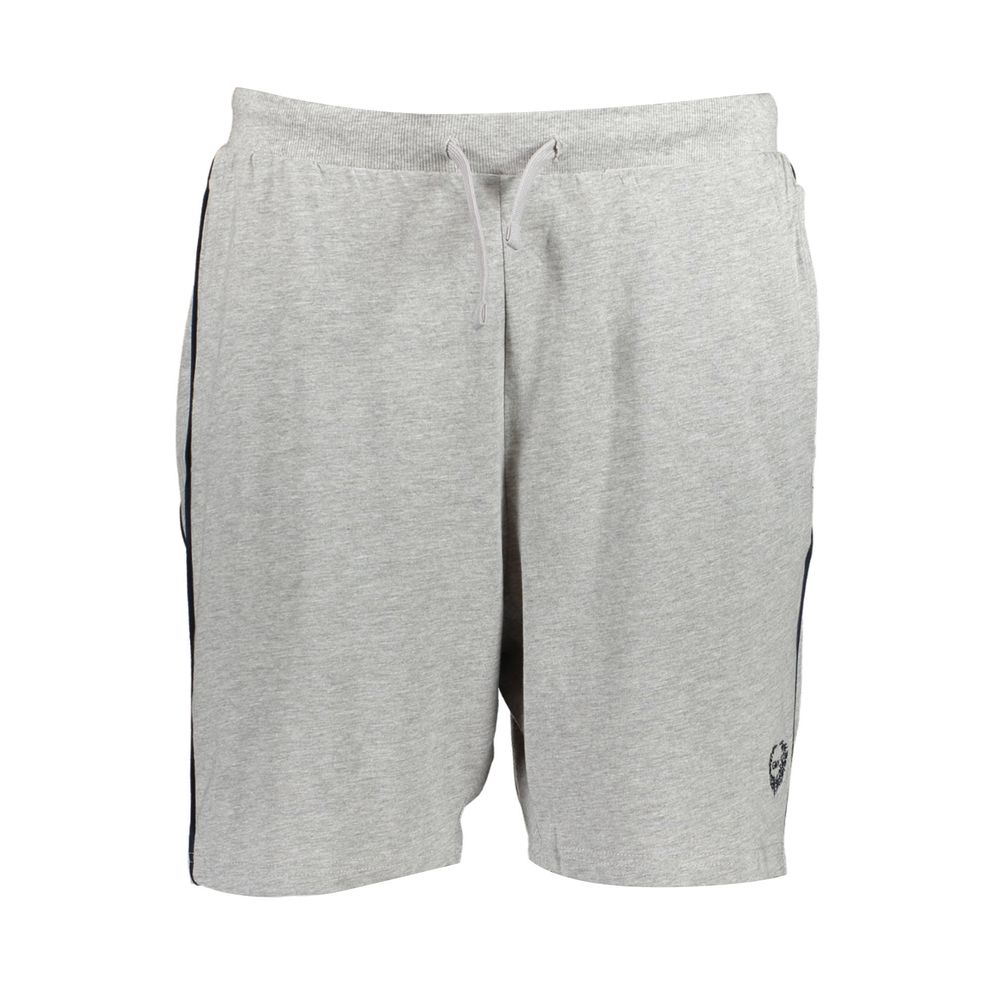 Activewear Shorts by Gianmarco Venturi for men in cotton gray features an athletic and short with a and high-performance adjustable-waistband.