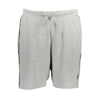 Activewear Shorts by Gianmarco Venturi for men in cotton gray features an athletic and short with a and high-performance adjustable-waistband.