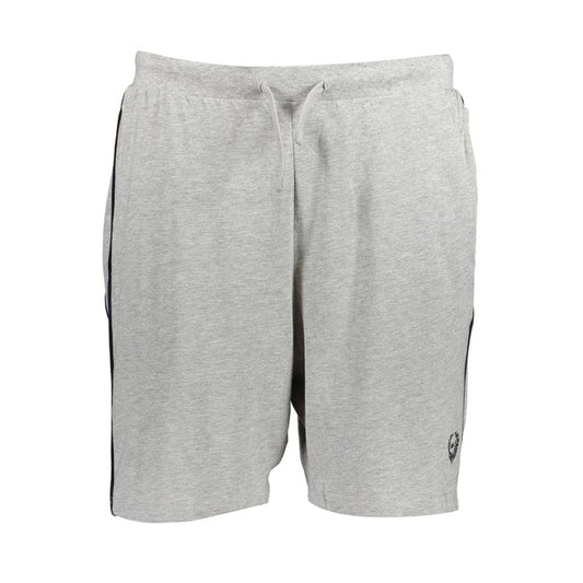 Activewear Shorts by Gianmarco Venturi for men in cotton gray features an athletic and short with a and high-performance adjustable-waistband.