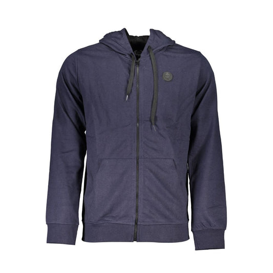 Hooded Sweatshirt Hoodie by Gianmarco Venturi for men in cotton blue features an luminous silhouette, showcasing a sophisticated hooded neckline and for a truly luminous look.