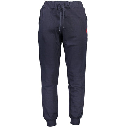 Joggers by Gianmarco Venturi for men in cotton blue presents a refined pantology silhouette, artfully defined by a refined pantology , long, and a sophisticated .