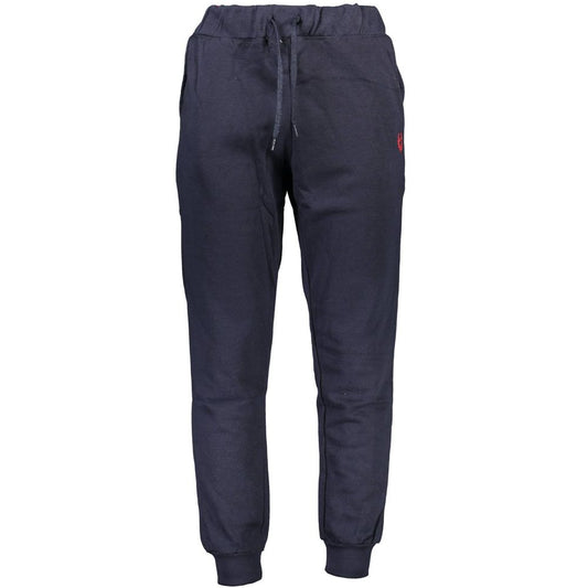 Joggers by Gianmarco Venturi for men in cotton blue presents a refined pantology silhouette, artfully defined by a refined pantology , long, and a sophisticated .